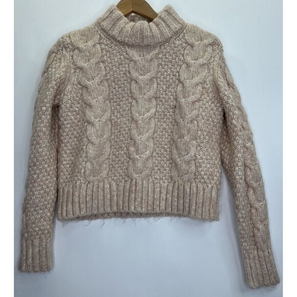 American Eagle Women's Long Sleeve Cable Knit Sweater Size Small NWT - Picture 1 of 9